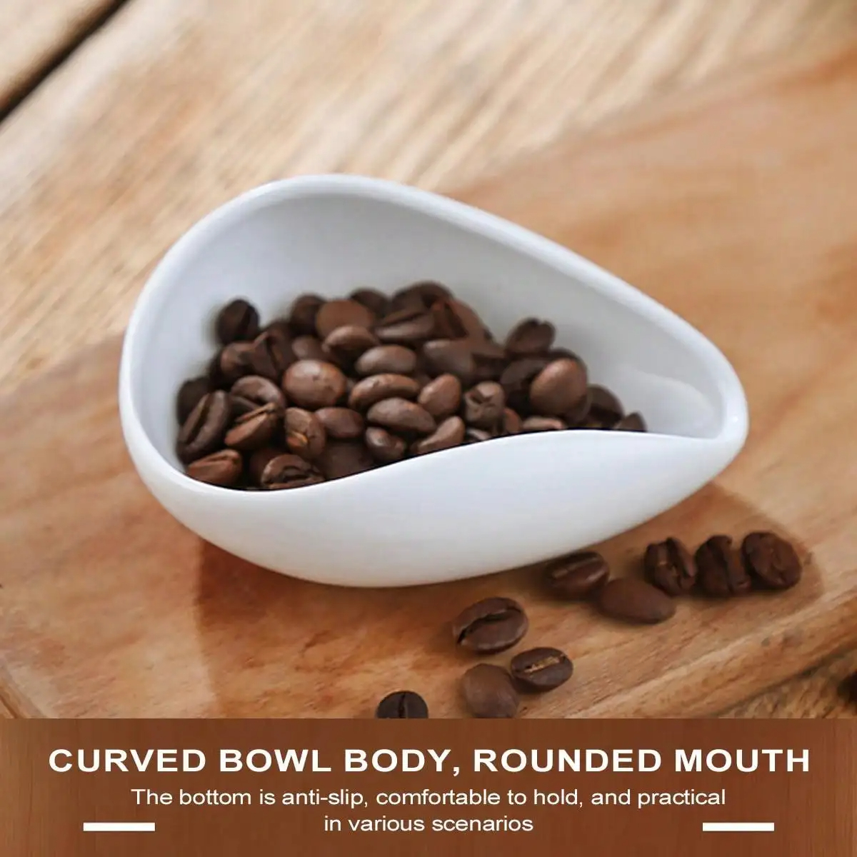 Coffee Tea Beans - Coffee Beans Dosing Cup, Pure White