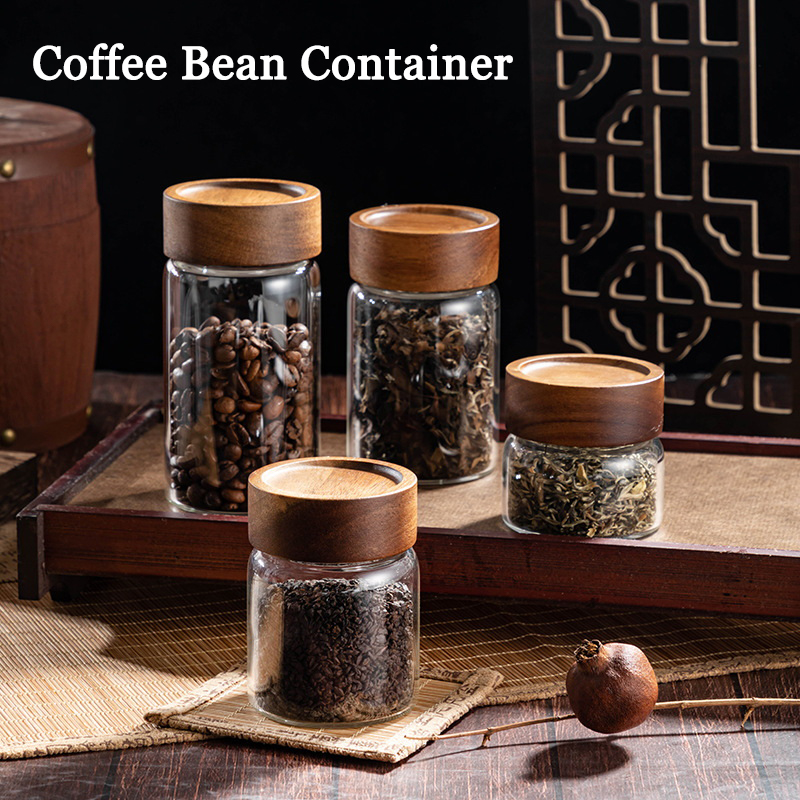 Coffee Tea Containers - Coffee Beans Storage Container Tube Display