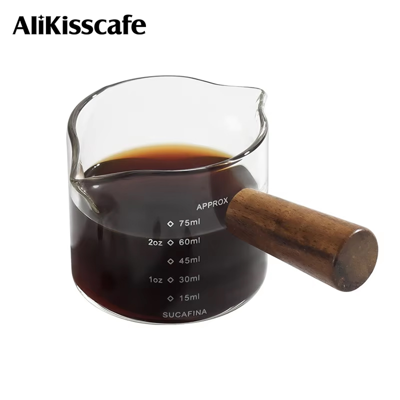 Coffee Bean Scale - Espresso Cup Coffee Measuring Shot Glass
