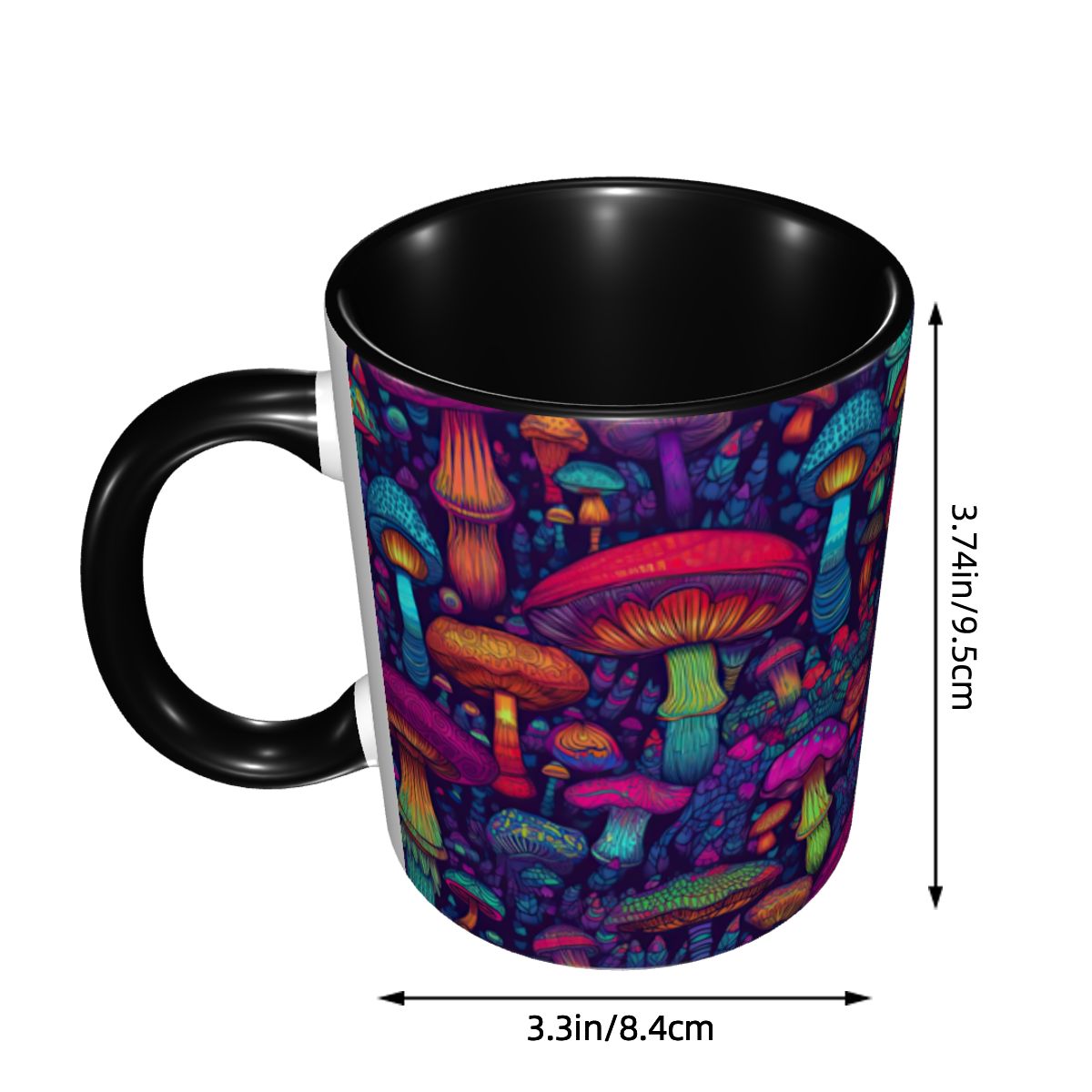 Custom Psychedelic Magic Mushr - Water Tea And Coffee reseña y precio