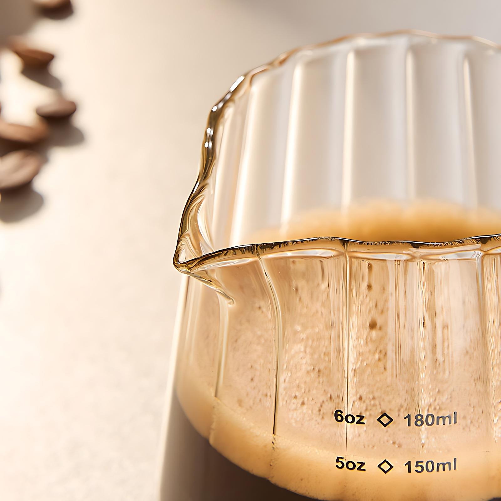 OANKR 6 oz Glass Measuring Cup - Coffee Bean Scale reseña y precio
