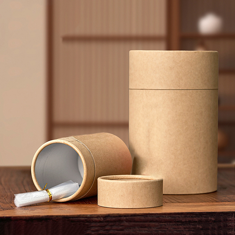 1PCS New Kraft Paperboard Tube - Coffee Tea Containers reseña y precio