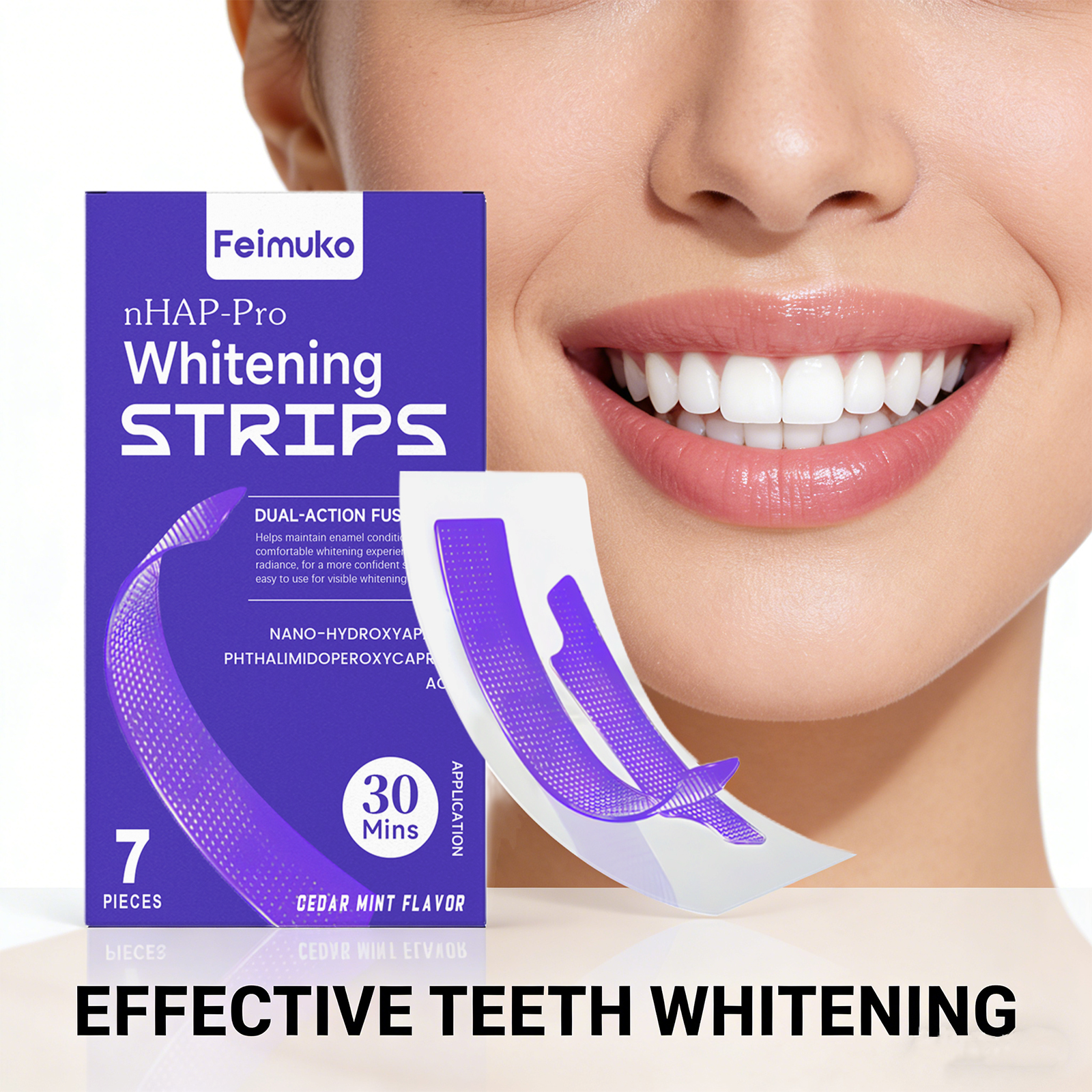 Purple Teeth Whitening Patch Y - Coffee Tea Unit reseña y precio