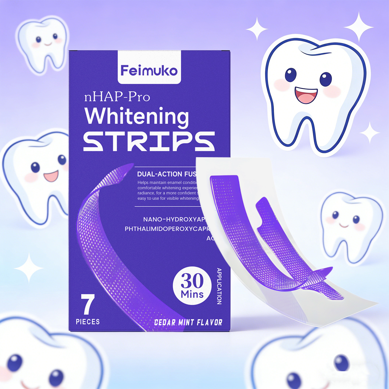 Purple Teeth Whitening Patch Y - Coffee Tea Unit reseña y precio