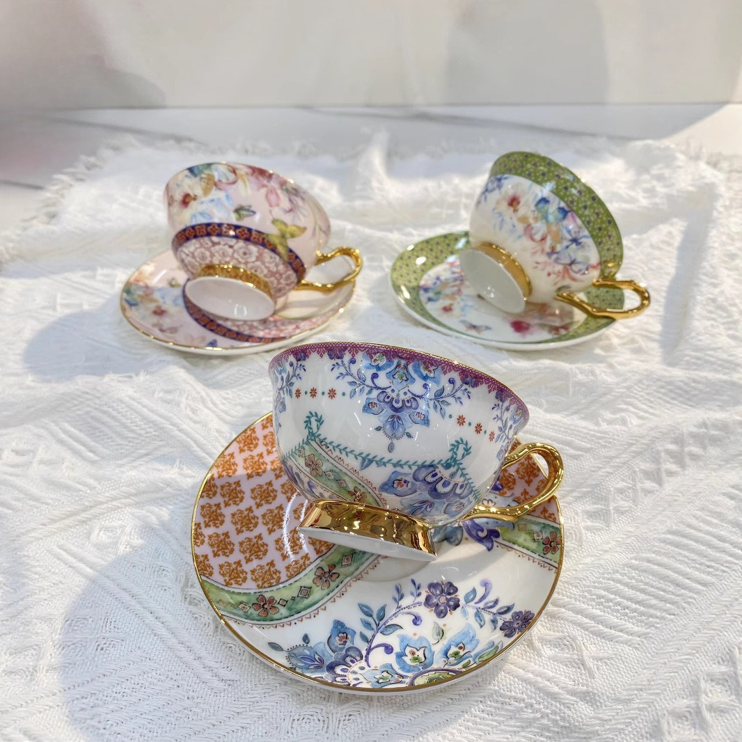 Classical Porcelain Cup&saucer - Water Tea And Coffee reseña y precio