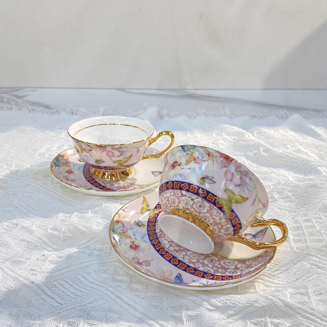 Classical Porcelain Cup&saucer - Water Tea And Coffee reseña y precio
