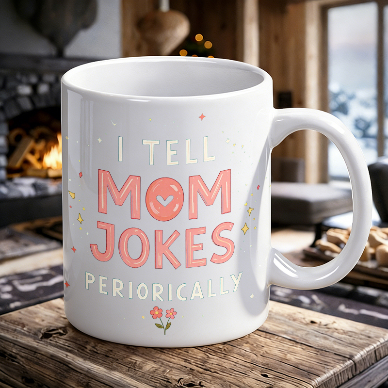Cup & Mug Set, I Tell Mom Joke - Coffee Tea Joke reseña y precio