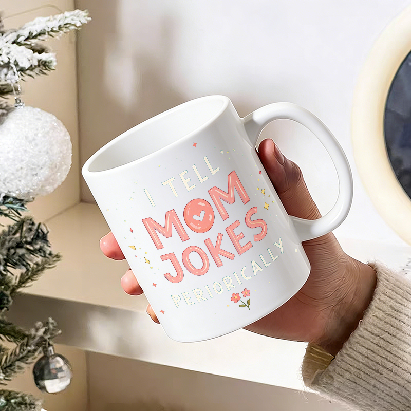 Cup & Mug Set, I Tell Mom Joke - Coffee Tea Joke reseña y precio