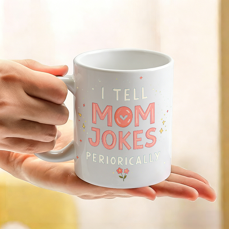 Cup & Mug Set, I Tell Mom Joke - Coffee Tea Joke reseña y precio