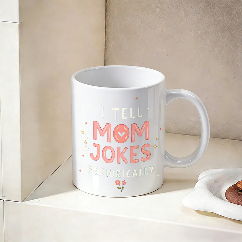 Cup & Mug Set, I Tell Mom Joke - Coffee Tea Joke reseña y precio
