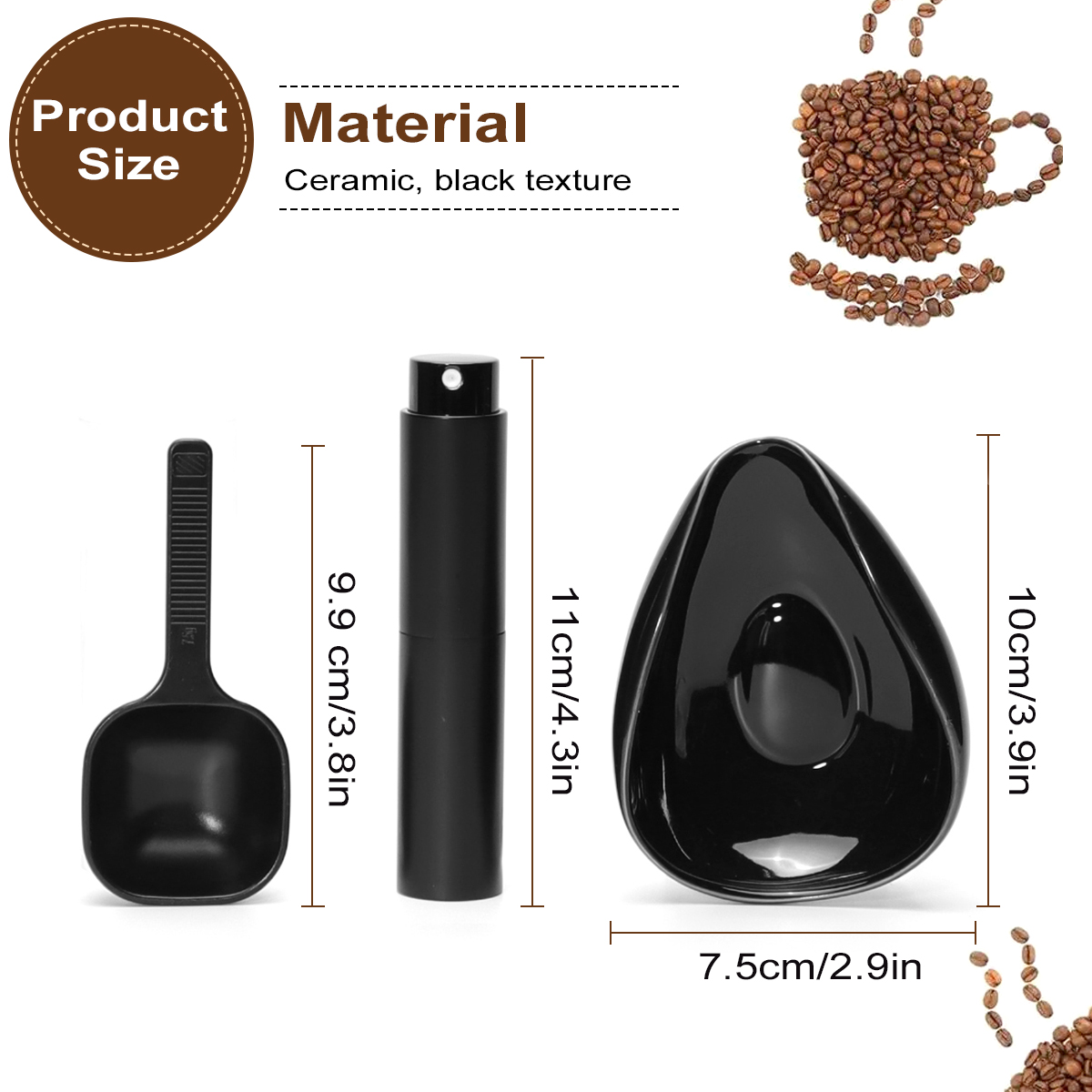Leeseph Coffee Bean Dosing Cup - Coffee Tea Beans reseña y precio