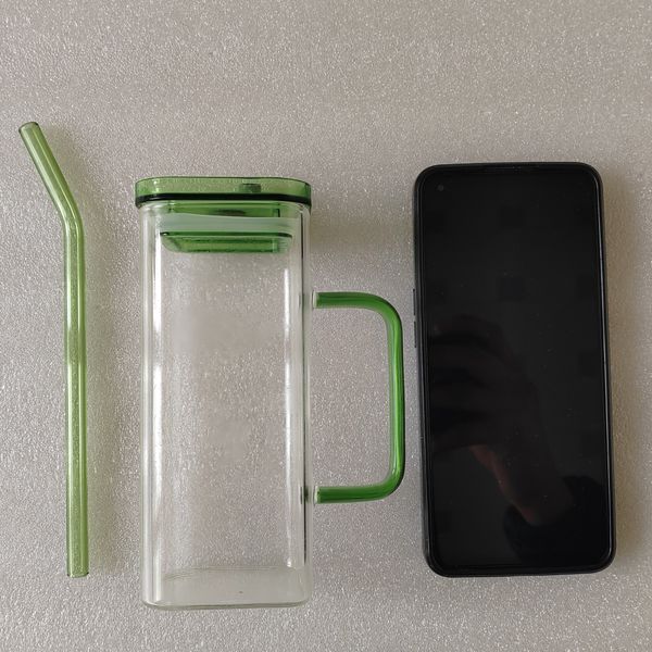 1 Pcs Pink Glass Cup, 6 Col Sq - Coffee Tea & Espresso Appliances reseña y precio