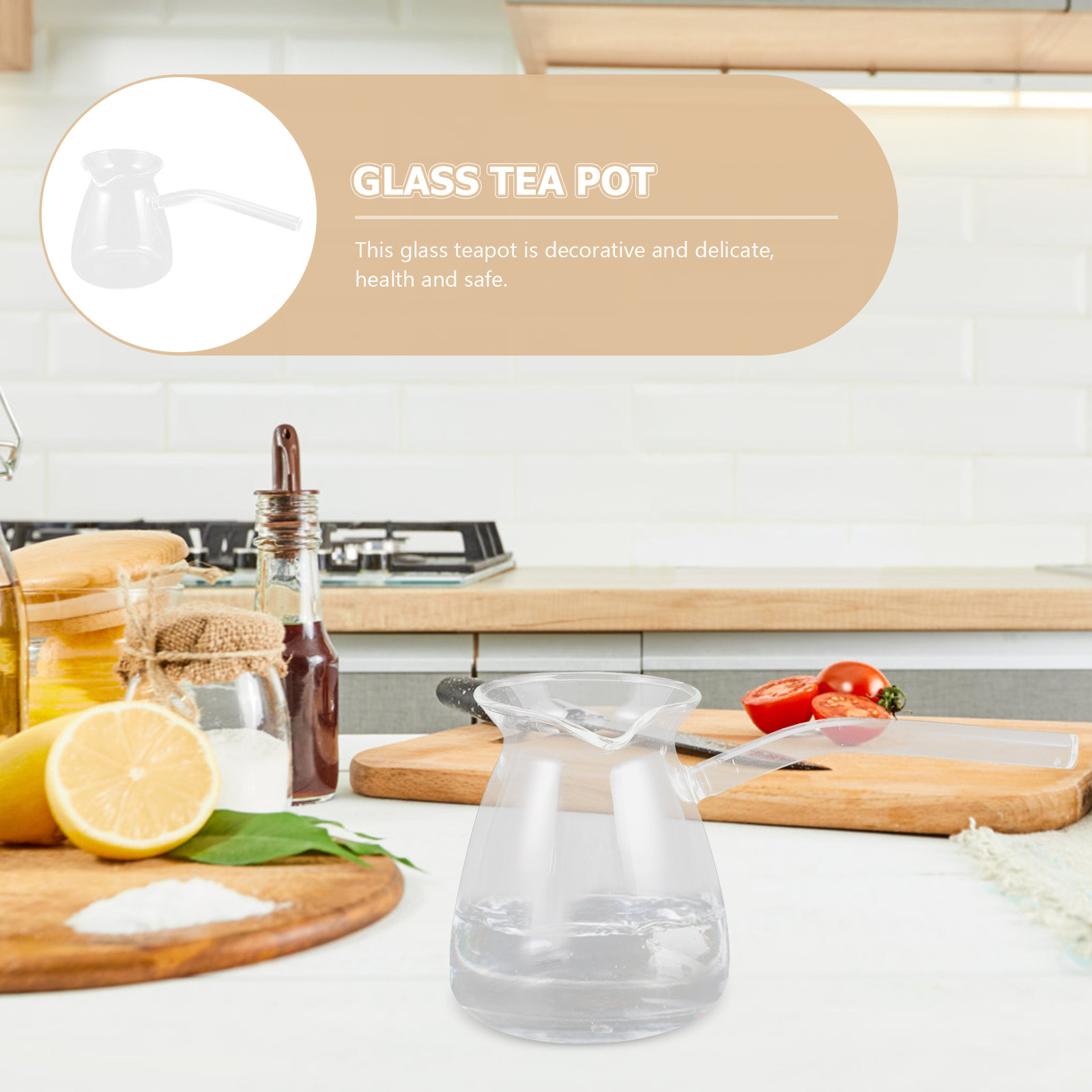 Thickened Glass Tea Pot Resist - Tea And Coffee Kettle reseña y precio