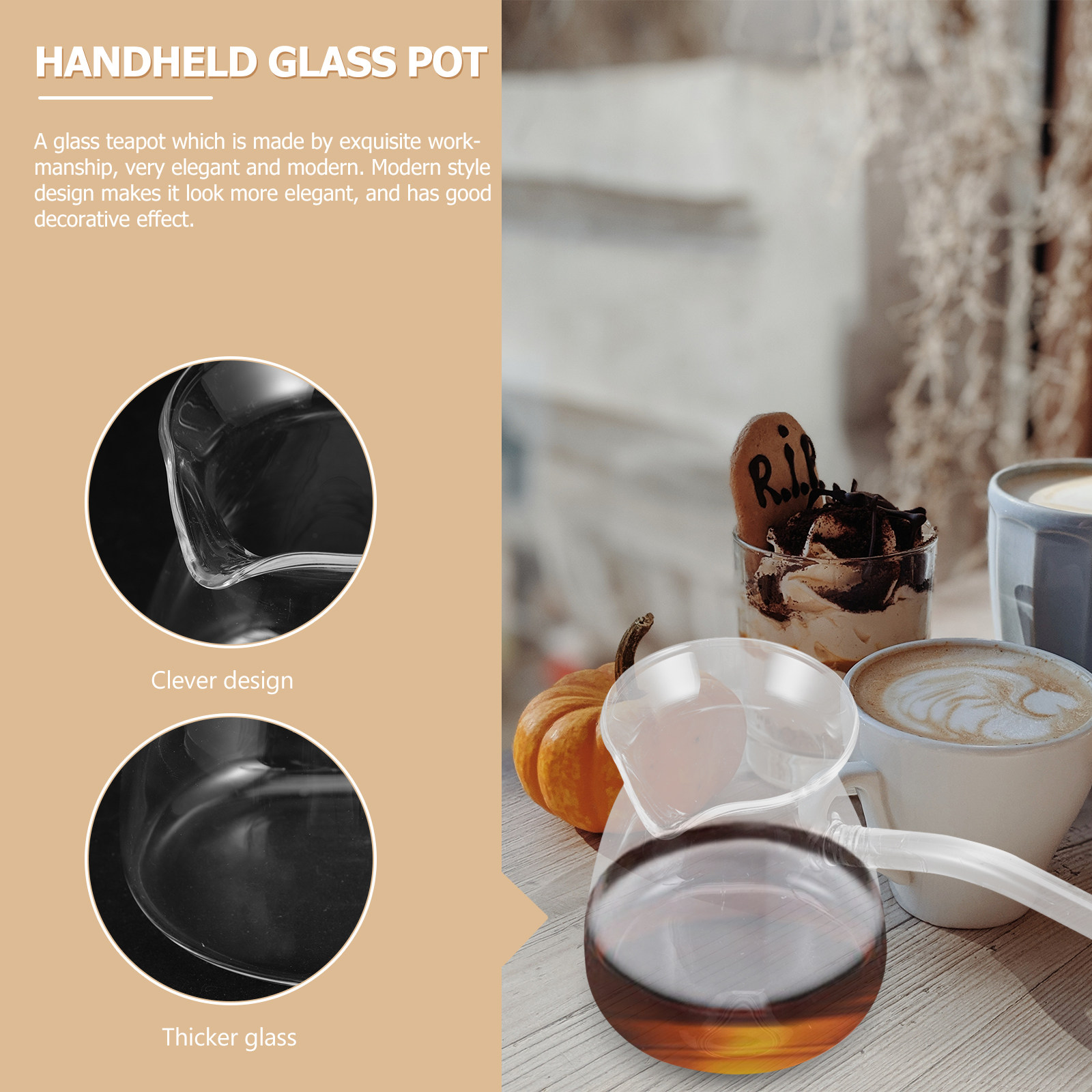 Thickened Glass Tea Pot Resist - Tea And Coffee Kettle reseña y precio