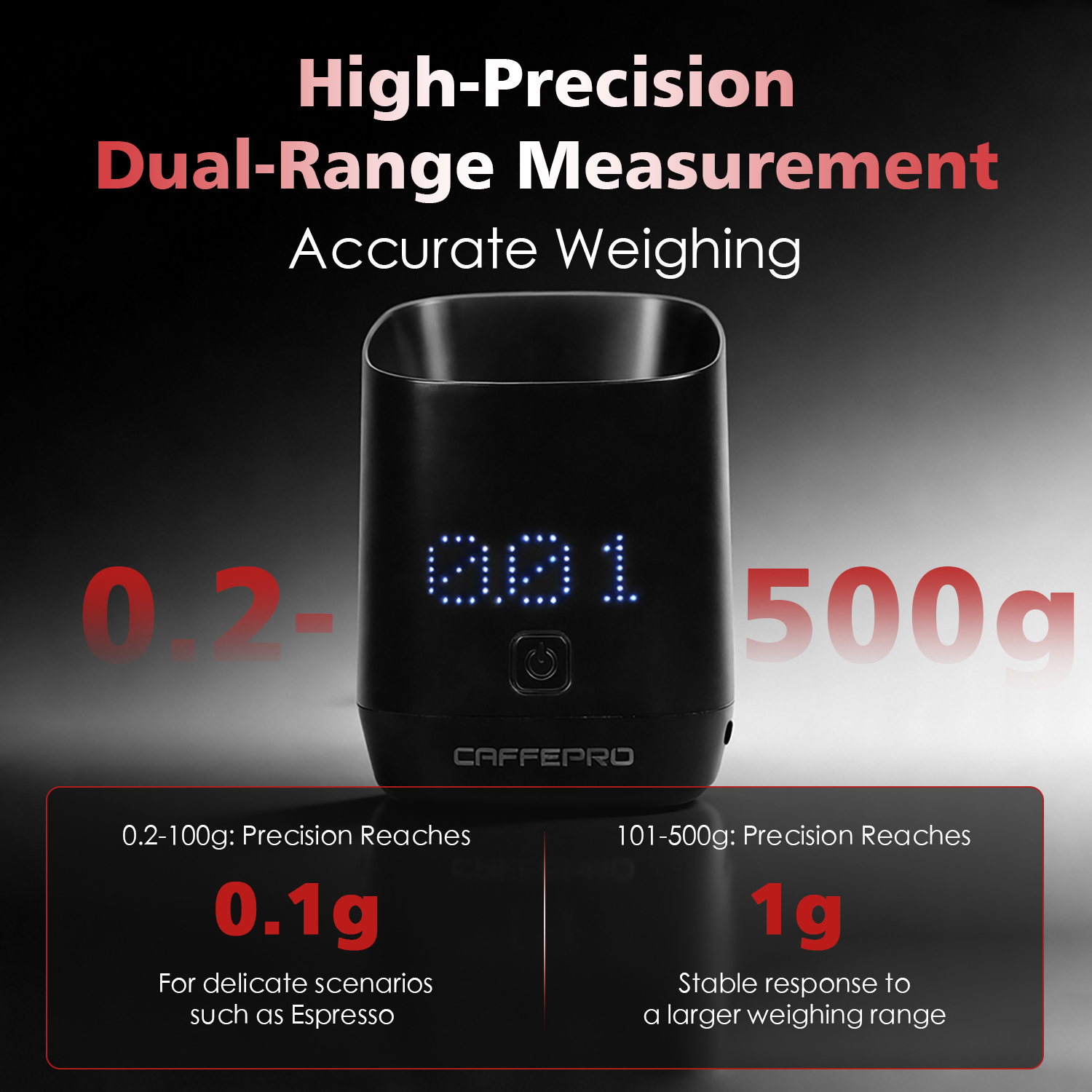 CAFFEPRO Digital Dosing Cup Co - Coffee Bean Scale reseña y precio