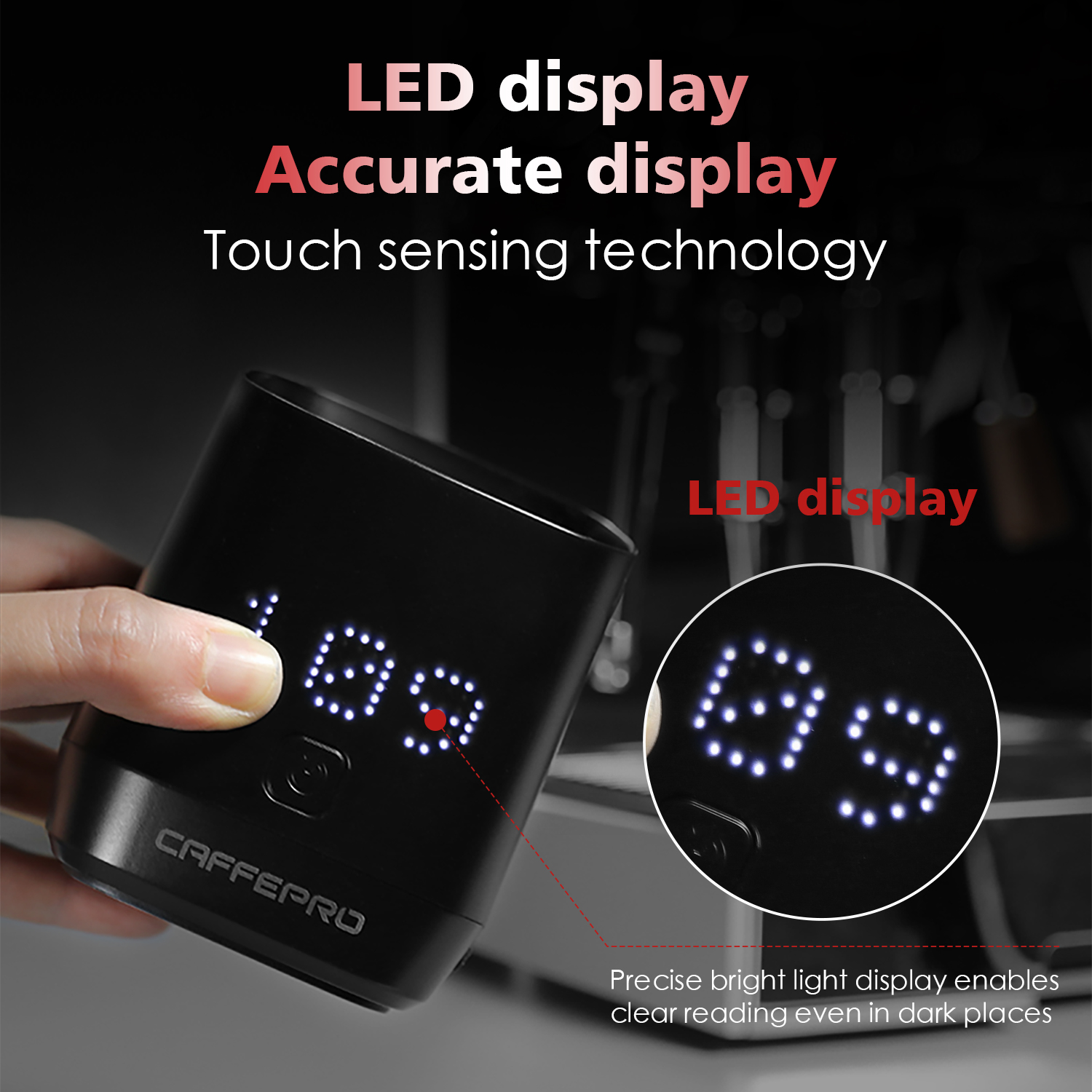 CAFFEPRO Digital Dosing Cup Co - Coffee Bean Scale reseña y precio