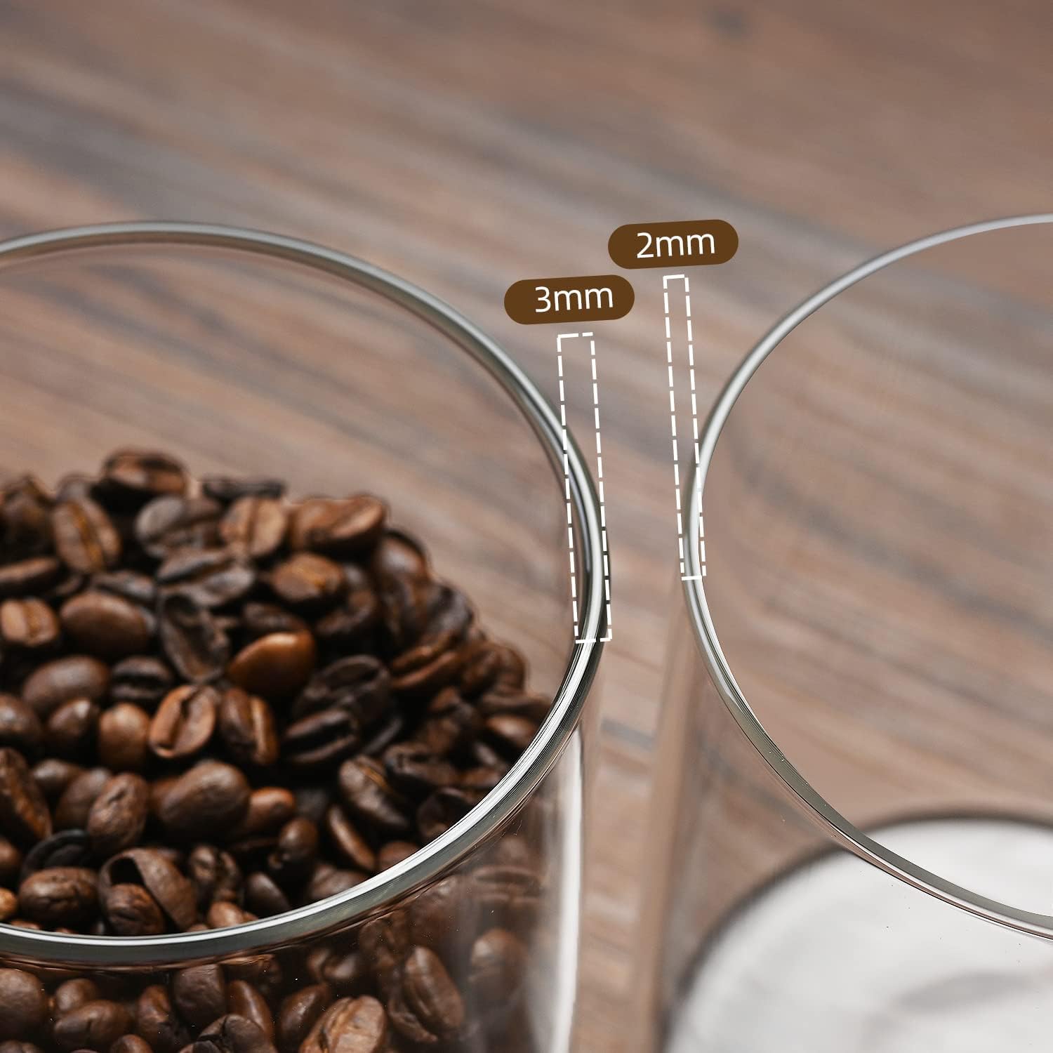 umieo Glass Food Storage Conta - Coffee Tea Containers reseña y precio