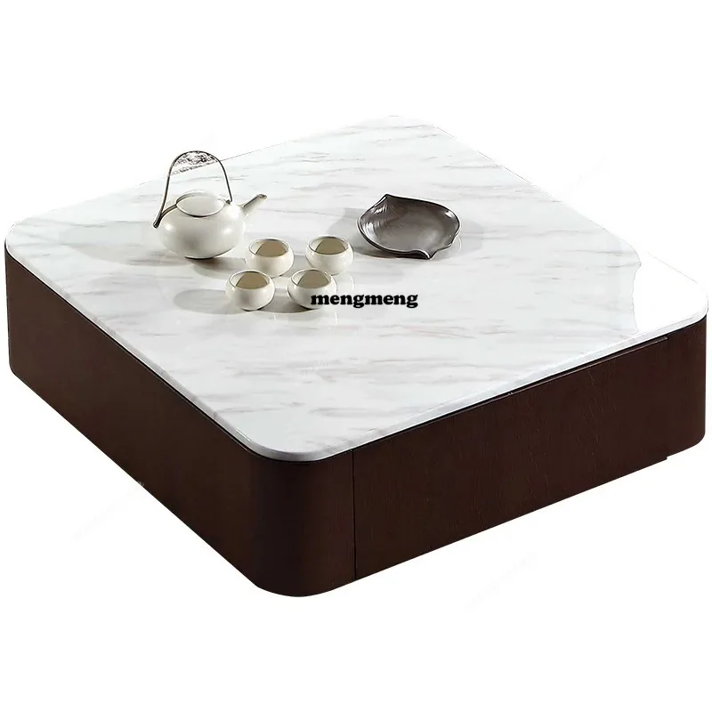 Modern Square marble coffee ta - Coffee Tea Unit reseña y precio