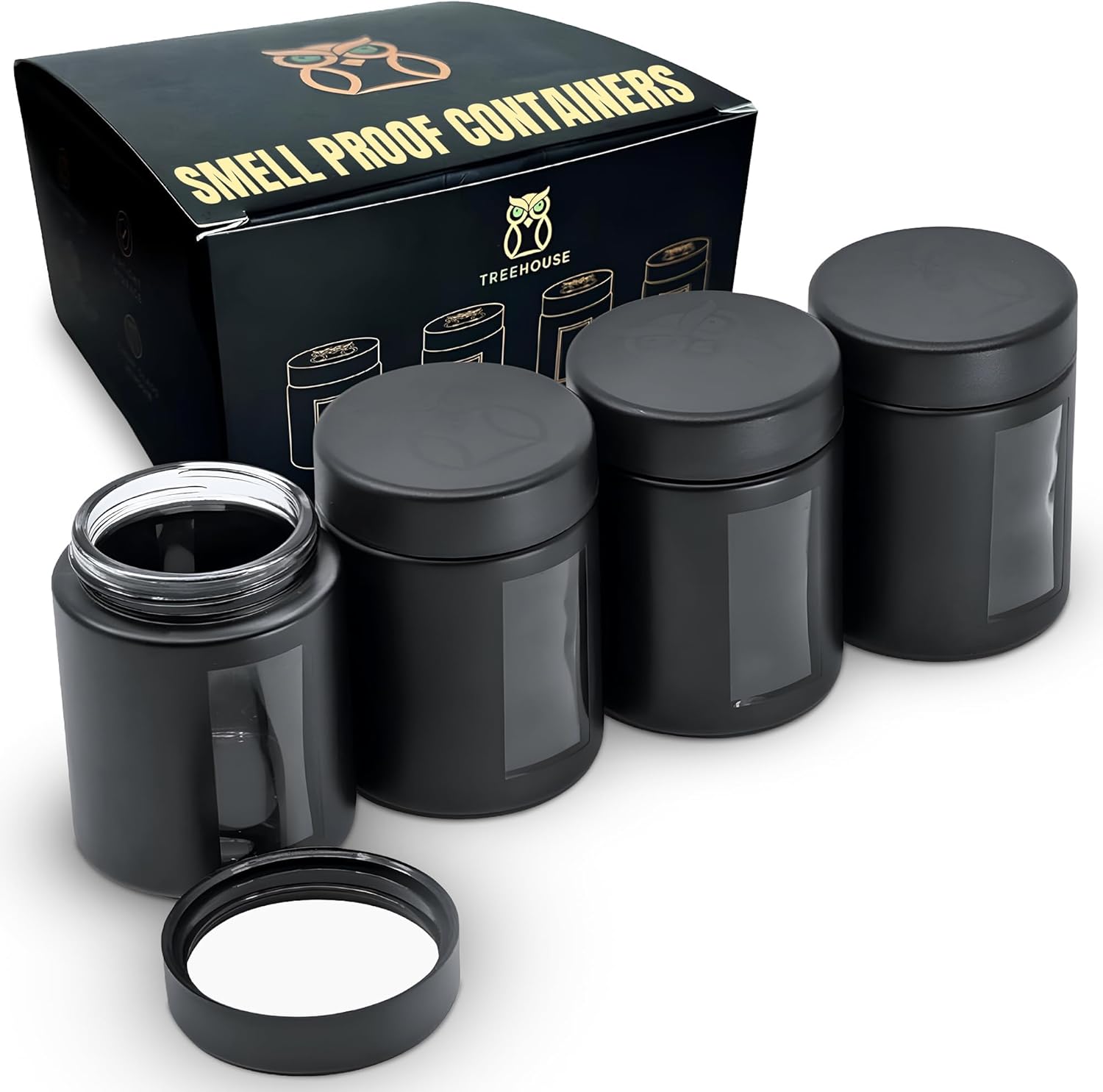 Treehouse Smell Proof Containe - Coffee Tea Containers reseña y precio