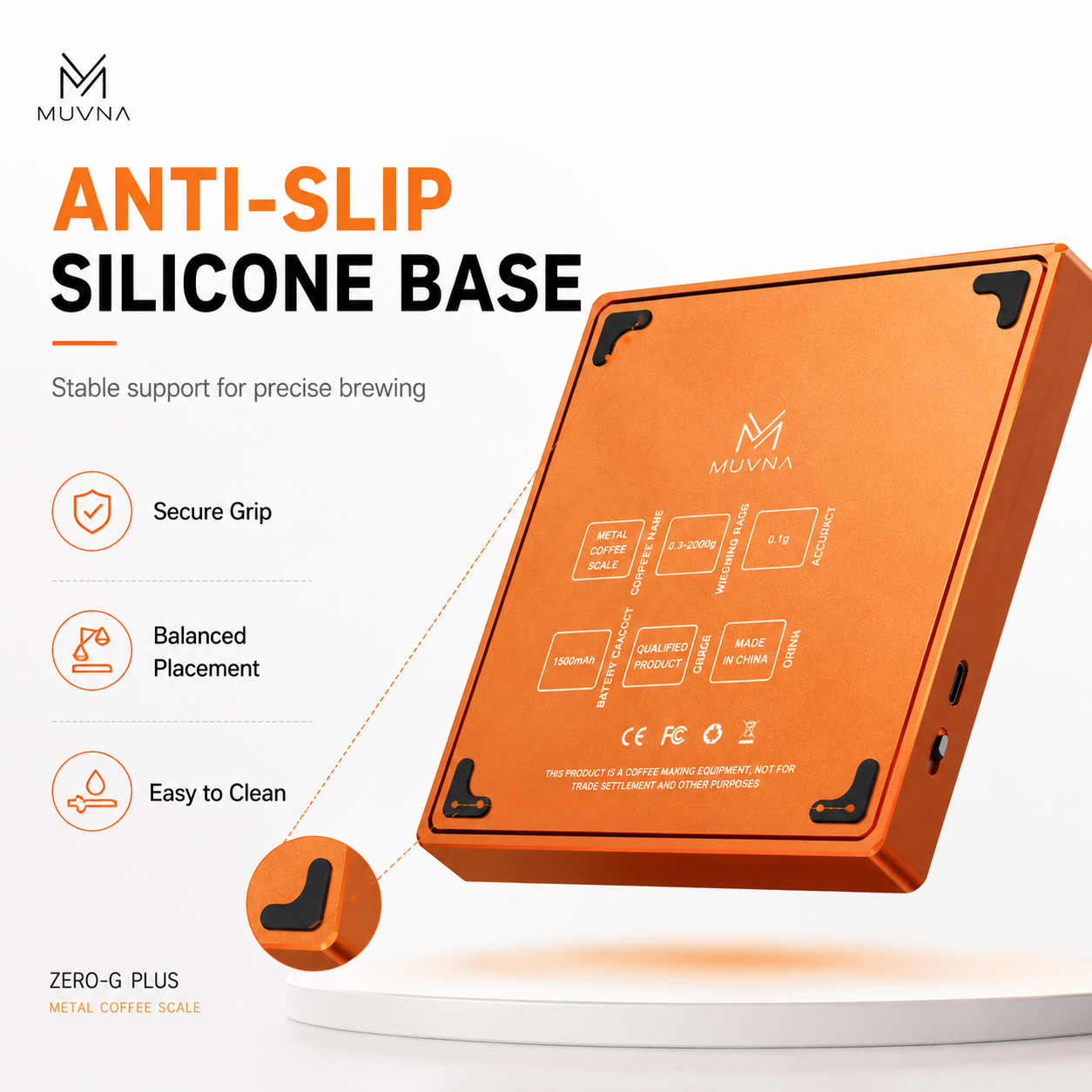 MUVNA Coffee Scale Espresso Sc - Coffee Bean Scale reseña y precio