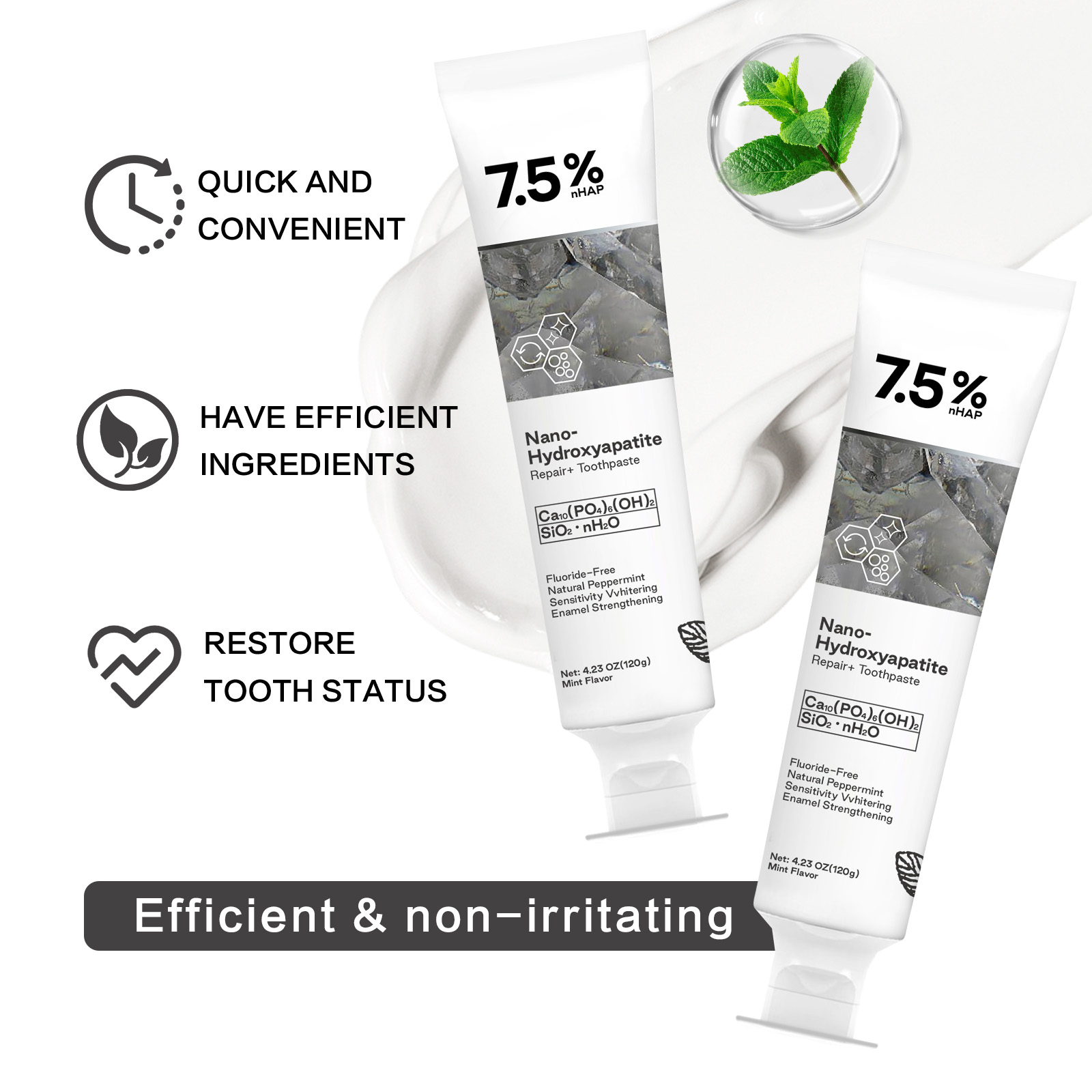 Nano Hydroxyapatite Toothpaste - Coffee Tea Unit reseña y precio