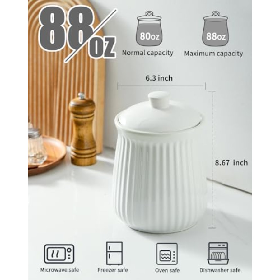 Food Storage Containers with L - Coffee Tea Containers reseña y precio