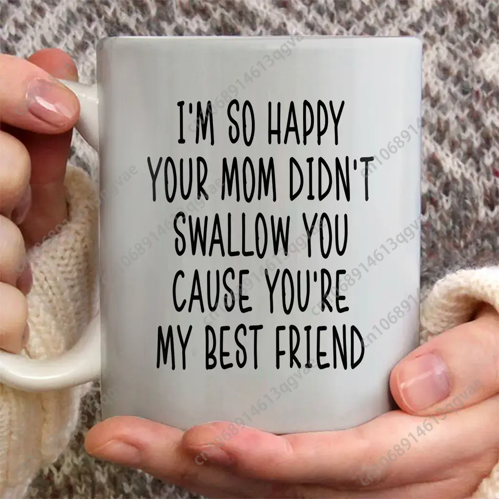 I'm happy your mom didn't swal - Coffee Tea Joke reseña y precio