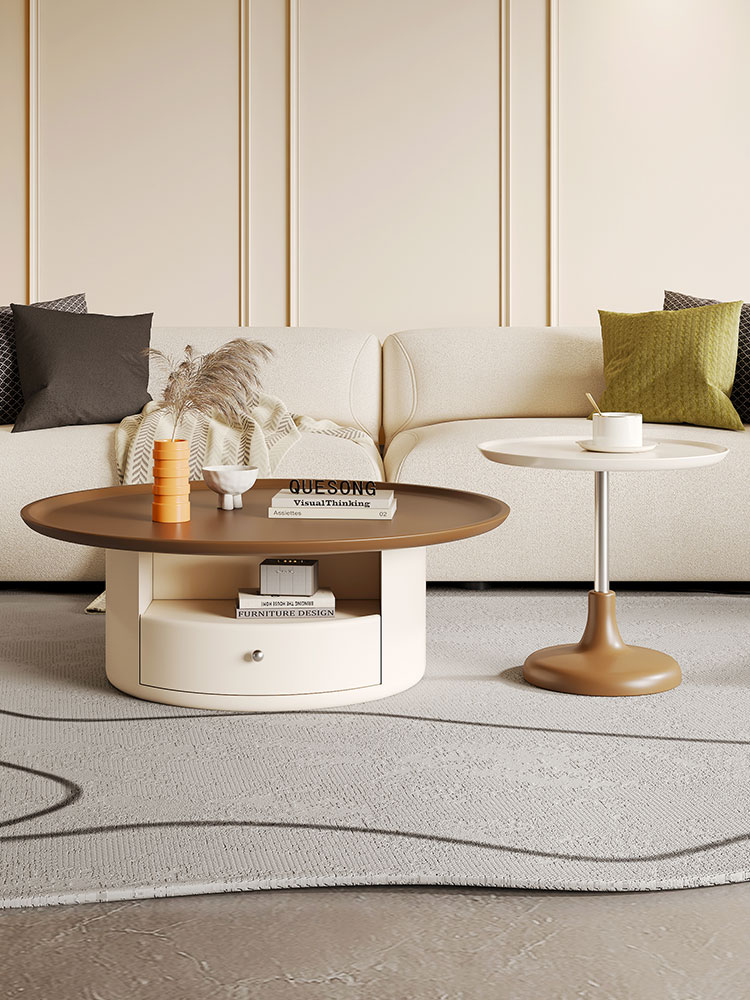 Circular coffee table,living r - Coffee Tea Unit reseña y precio