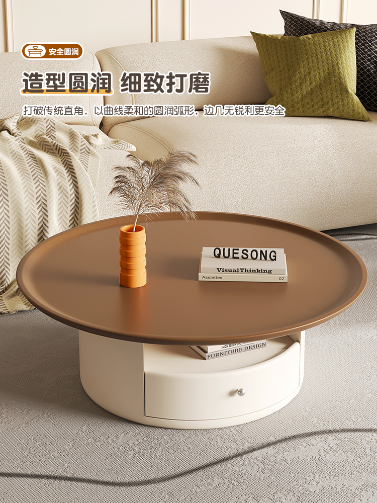 Circular coffee table,living r - Coffee Tea Unit reseña y precio