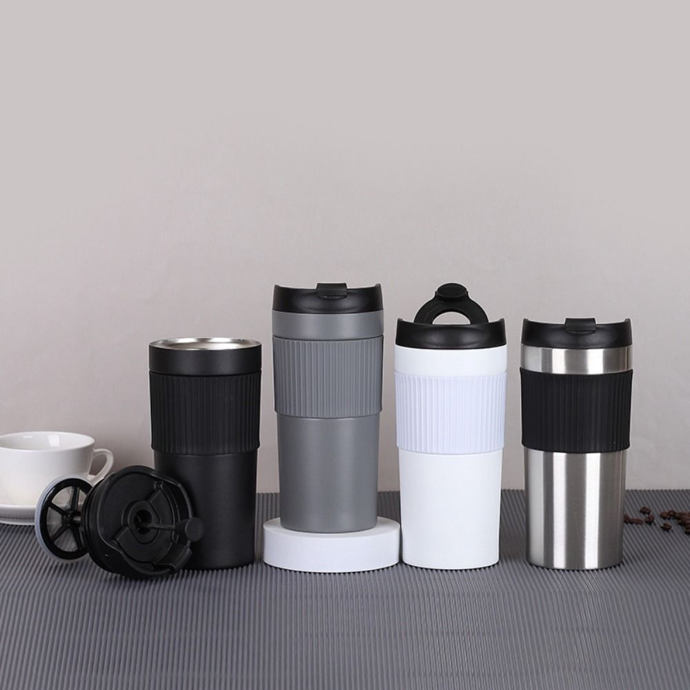 Spill Proof Travel Coffee Mug  - French Press Coffee & Tea reseña y precio