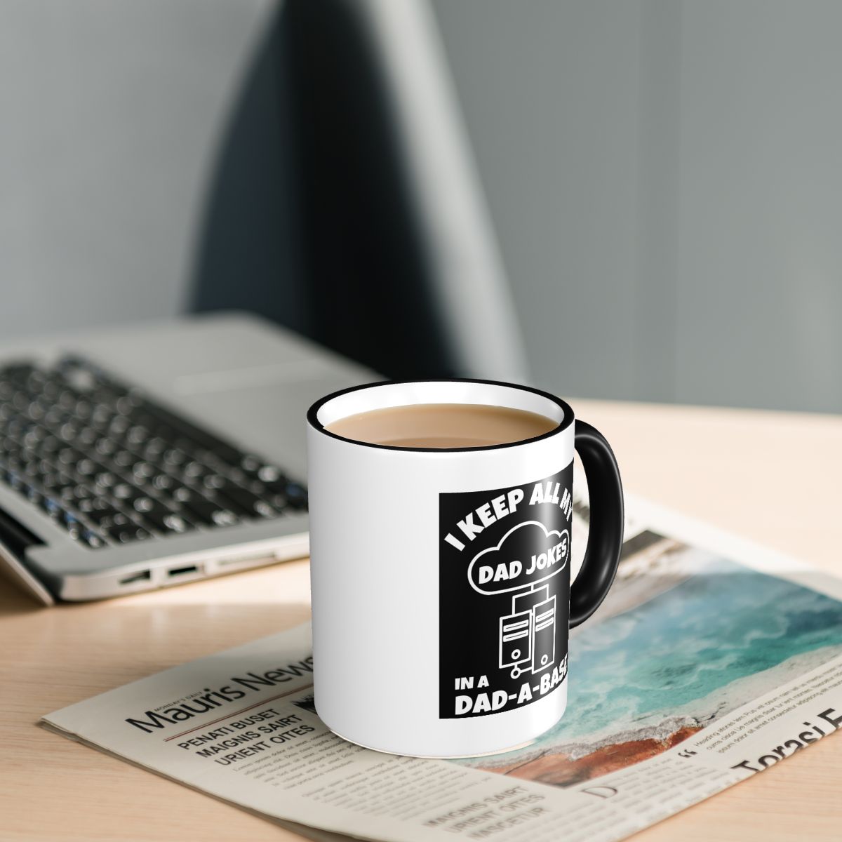 I Keep All My Dad Jokes In A D - Coffee Tea Joke reseña y precio