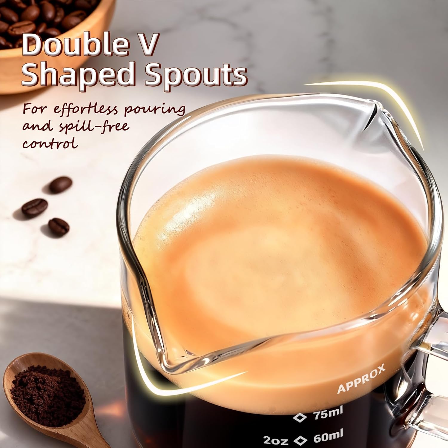 1/2pcs Espresso Cups 4oz Espre - Coffee Bean Scale reseña y precio