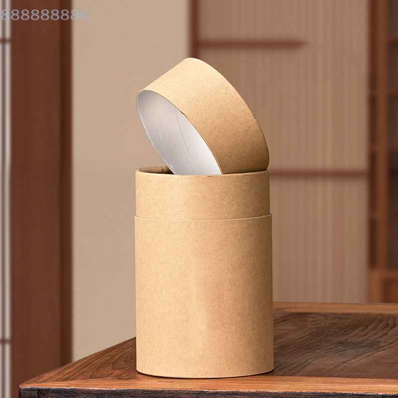 1PCS round Kraft Paperboard Tu - Coffee Tea Containers reseña y precio