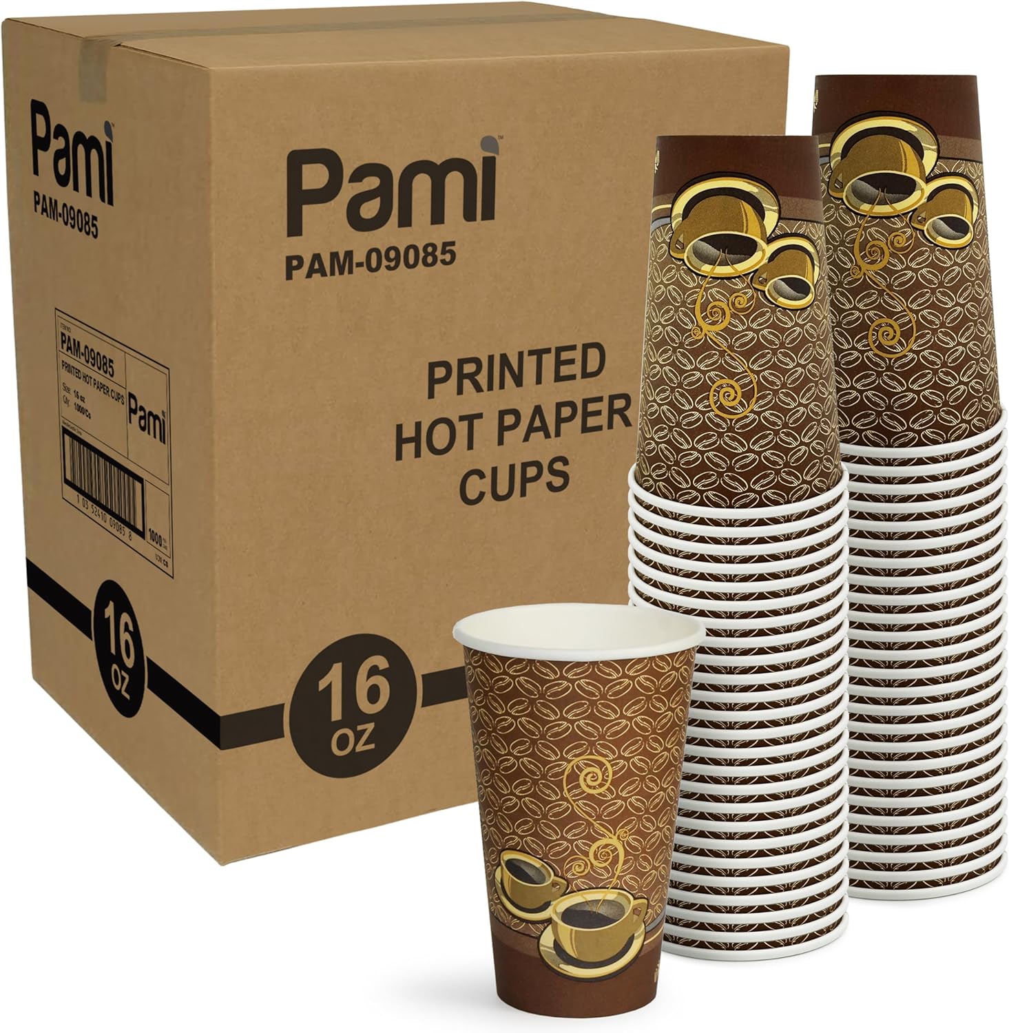 Disposable Coffee Cups 16oz, S - Coffee Tea & Espresso Appliances reseña y precio
