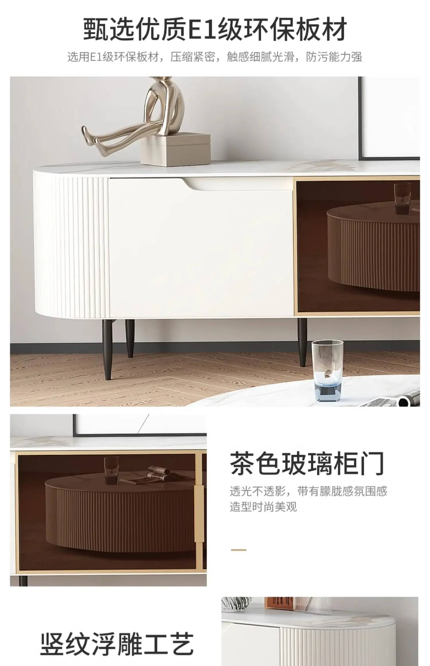Modern Simple Coffee Table Liv - Coffee Tea Unit reseña y precio