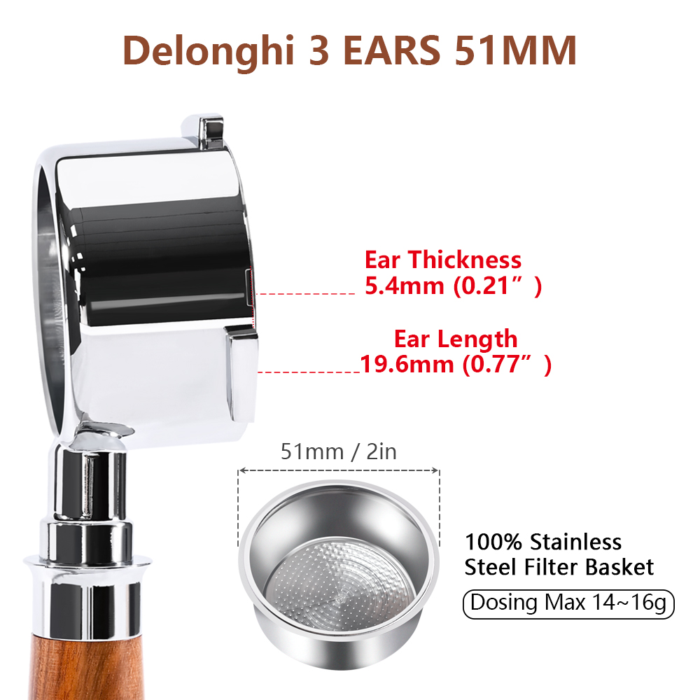 51mm Coffee Bottomless Portafi - Coffee Tea Espresso reseña y precio