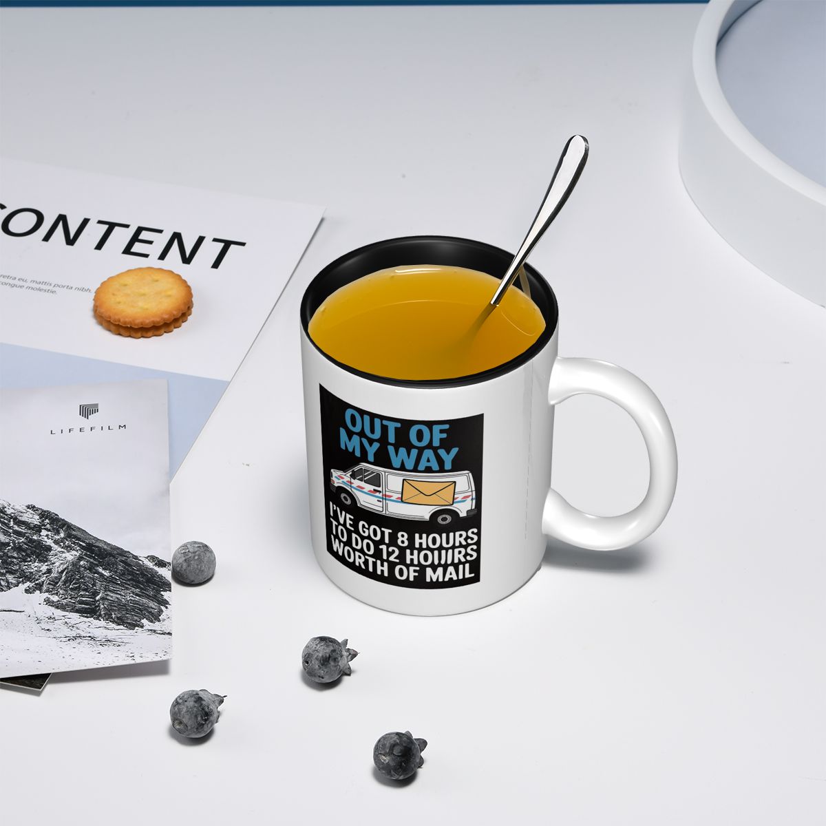 Postal Worker Joke For Deliver - Coffee Tea Joke reseña y precio