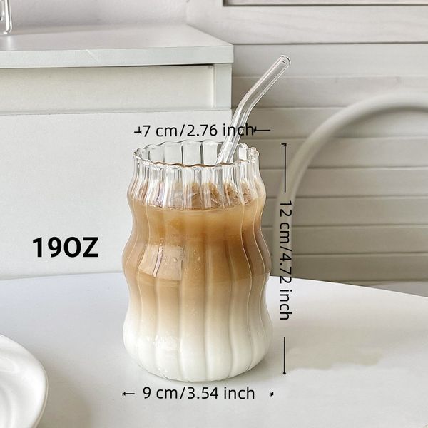 6 Pcs 19oz Glass Coffee Cup Se - Coffee Tea & Espresso Appliances reseña y precio