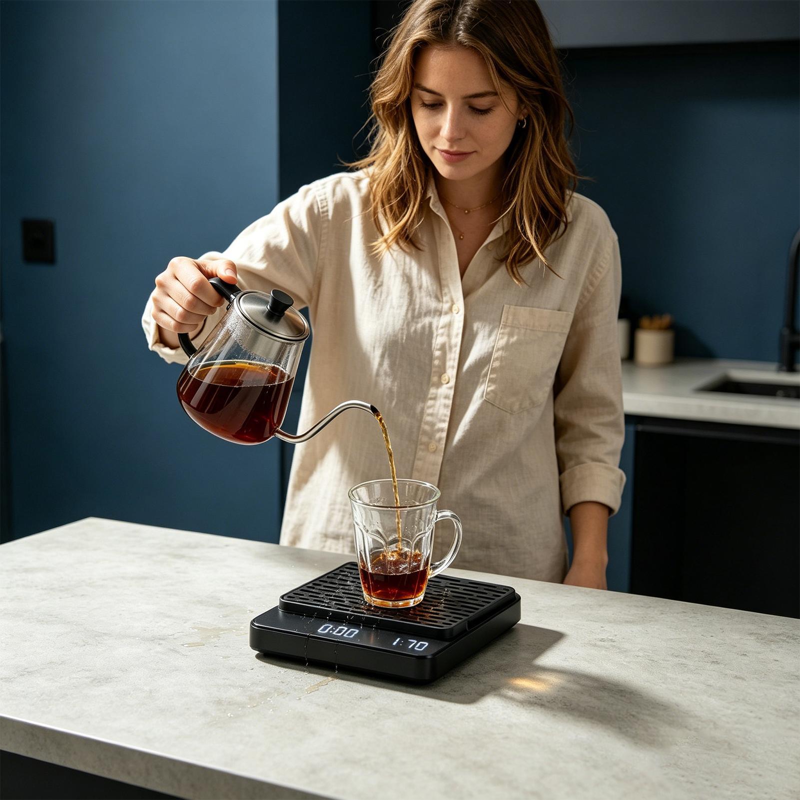 Scale Auto-Draining Tray Digit - Coffee Bean Scale reseña y precio
