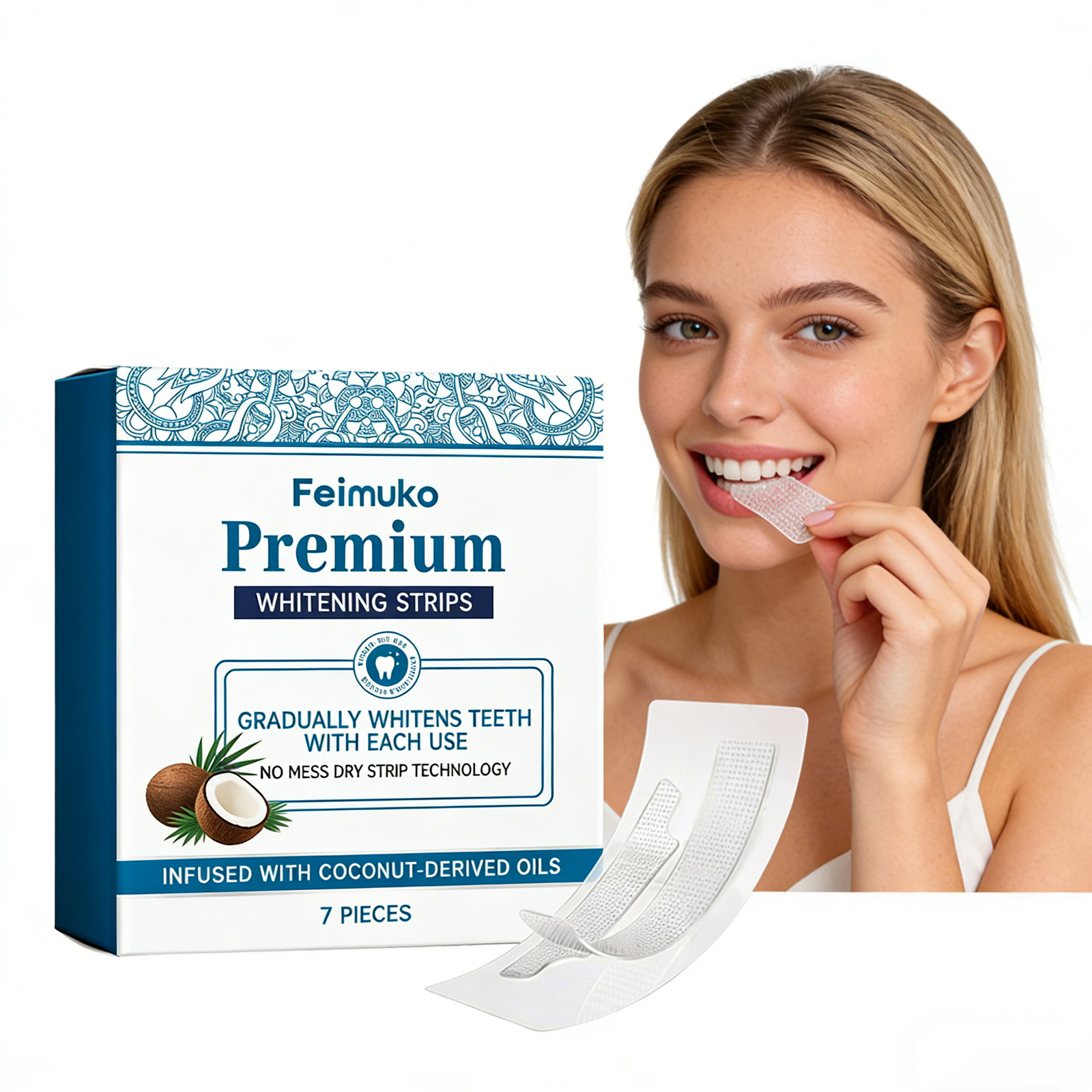 Teeth Stains Removal Strips De - Coffee Tea Unit reseña y precio