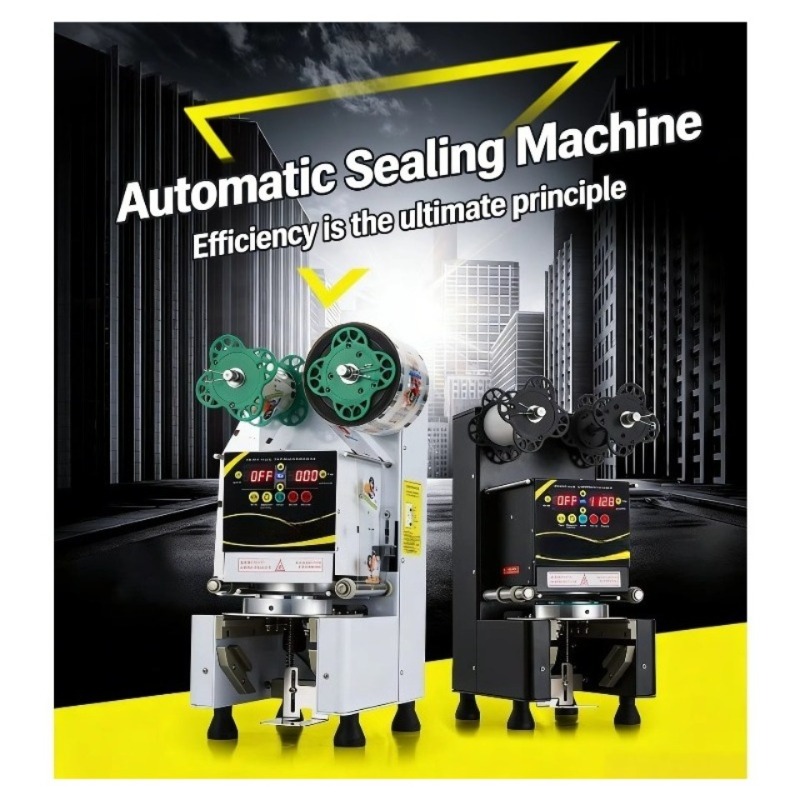 Automatic Plastic Cup Sealing  - Coffee Tea & Company reseña y precio