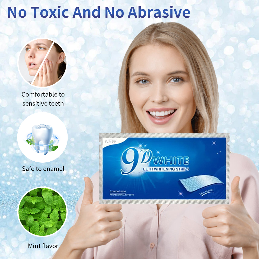 9D White Teeth Whitening Strip - Coffee Tea Unit reseña y precio