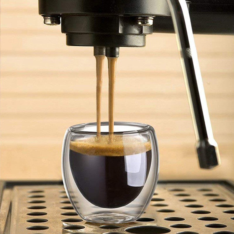 Double Walled Glass Coffee Mug - Coffee Tea Sugar Set reseña y precio