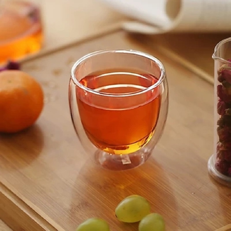 Double Walled Glass Coffee Mug - Coffee Tea Sugar Set reseña y precio
