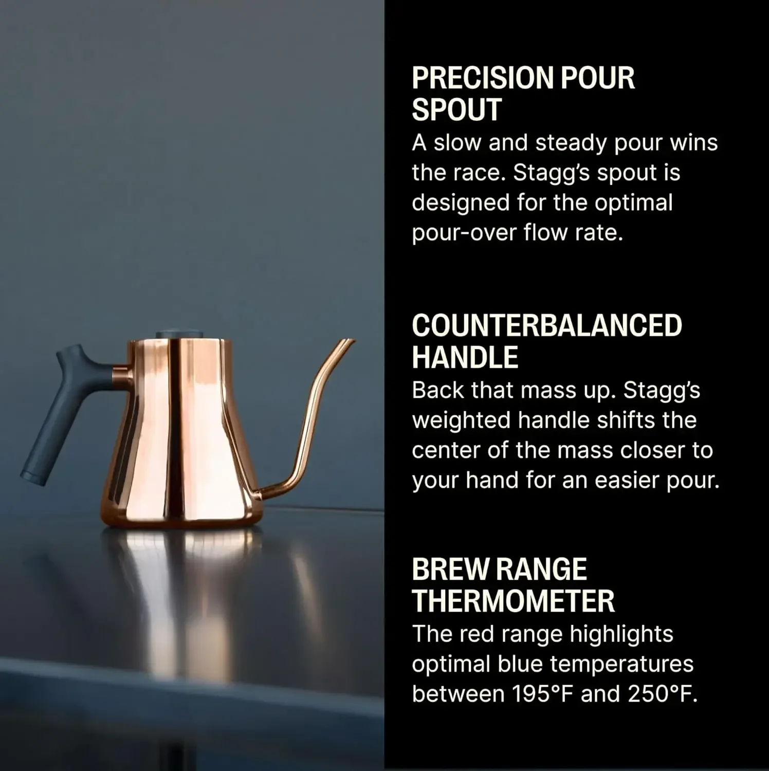 XMSJ.Stagg Stovetop Pour-Over  - Tea And Coffee Kettle reseña y precio