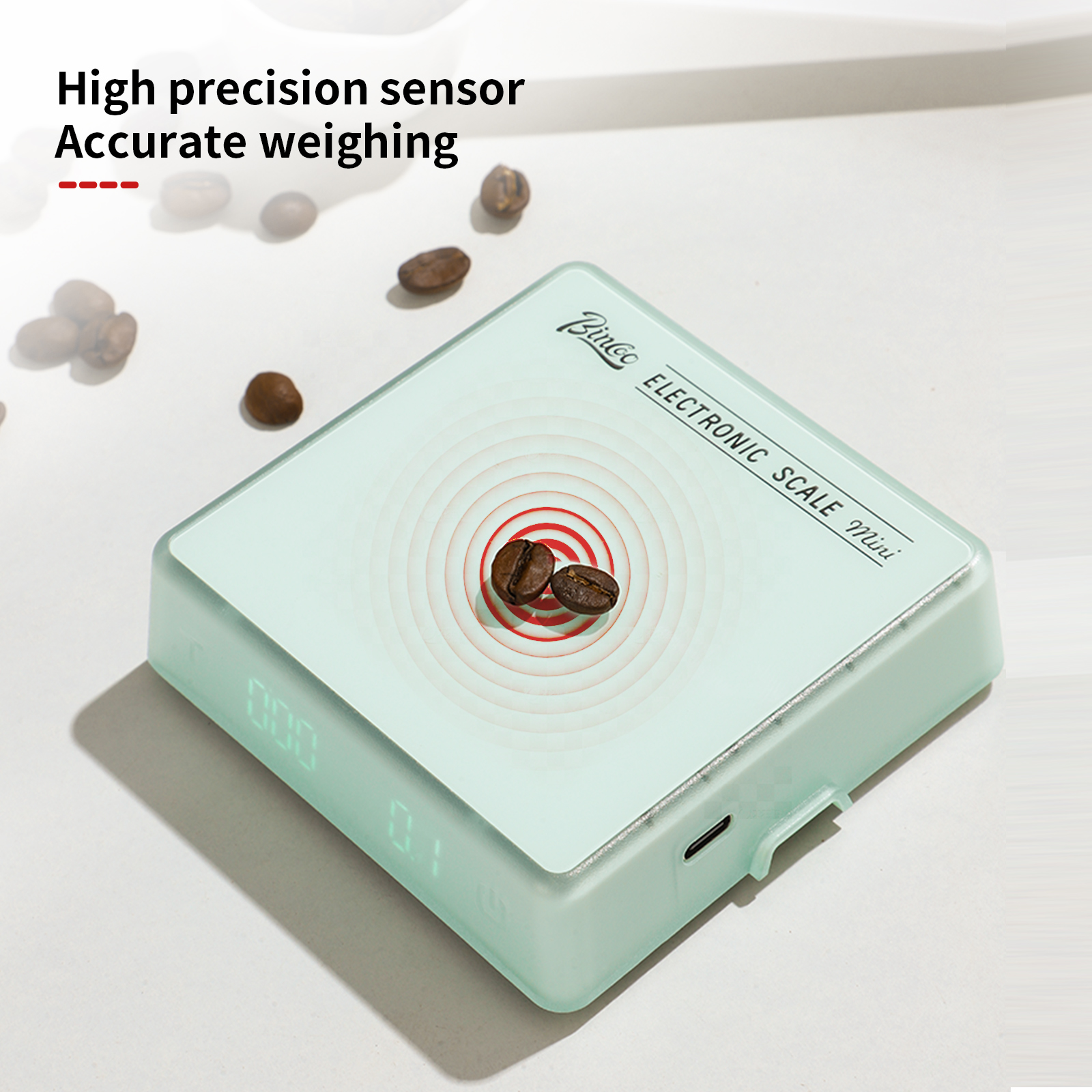 Bincoo electronic coffee scale - Coffee Bean Scale reseña y precio