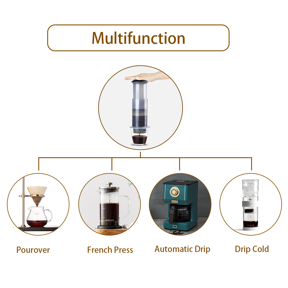 Portable Coffee Tea Maker for  - French Press Coffee & Tea reseña y precio