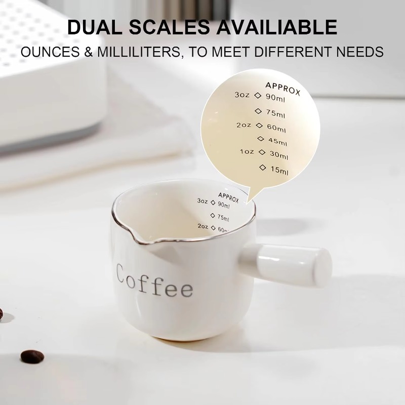 Mini Ceramic Coffee Cup with H - Coffee Tea Espresso reseña y precio