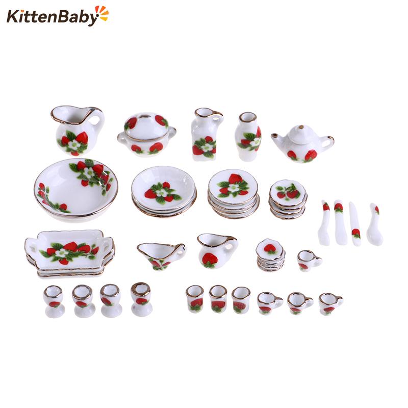 1 Set 1:12 Miniature Doll Hous - Coffee Tea Sugar Set reseña y precio