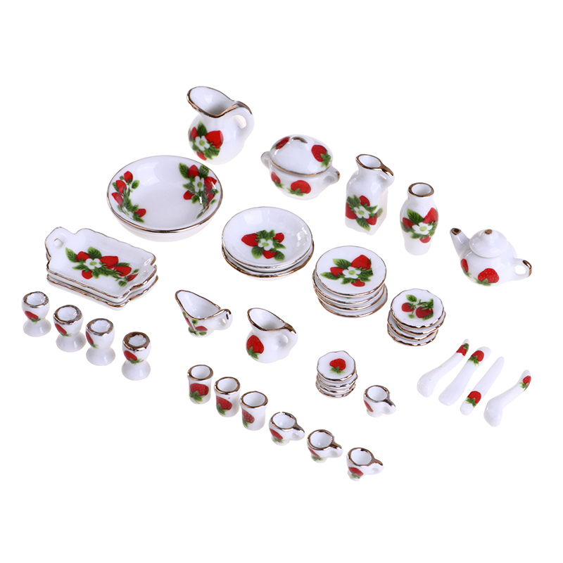 1 Set 1:12 Miniature Doll Hous - Coffee Tea Sugar Set reseña y precio